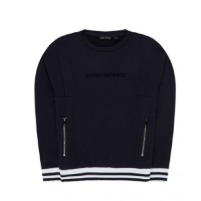 Sweater Blue Rits Antony Morato Sweater Blue Rits Antony Morato